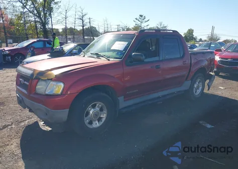 2001 Ford Explorer Sport Trac из США, поврежденный, VIN 1FMZU77EX1UA42610